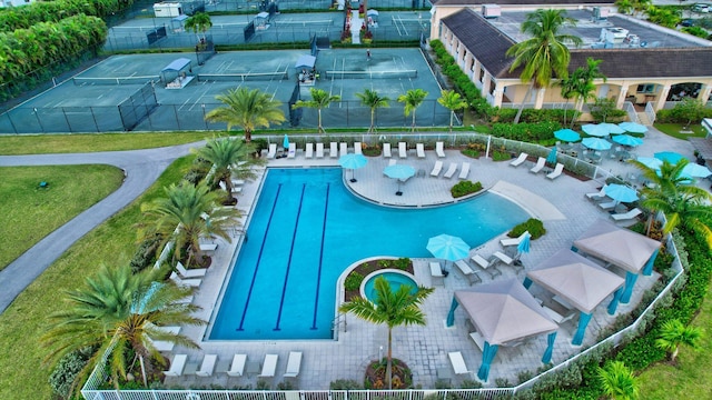 410 High Point Dr Unit C, Delray Beach, FL 33445 - community pool with fence