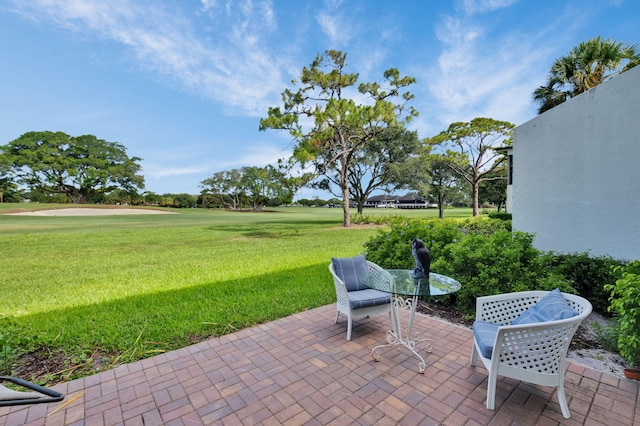 730 Greensward Ct Unit 107-J, Delray Beach, FL 33445 - view of patio with golf course view