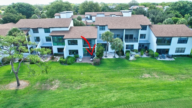 730 Greensward Ct Unit 107-J, Delray Beach, FL 33445 - aerial perspective of suburban area