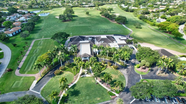 730 Greensward Ct Unit 107-J, Delray Beach, FL 33445 - aerial view of property's location with a nearby body of water, a golf course, and nearby suburban area