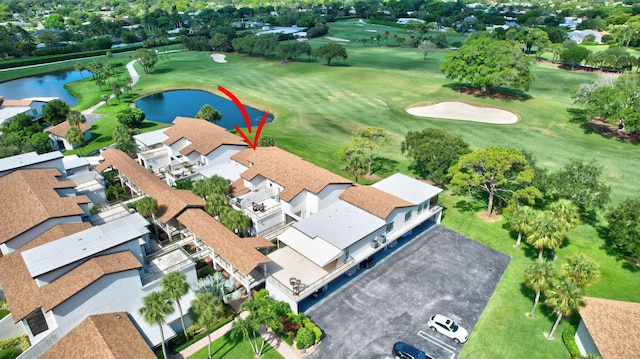 730 Greensward Ct Unit 107-J, Delray Beach, FL 33445 - bird's eye view of a large body of water and a golf course