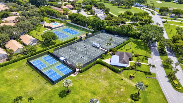 730 Greensward Ct Unit 107-J, Delray Beach, FL 33445 - aerial view of residential area featuring a golf club