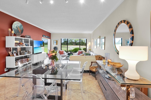 730 Greensward Ct Unit 107-J, Delray Beach, FL 33445 - dining area with crown molding