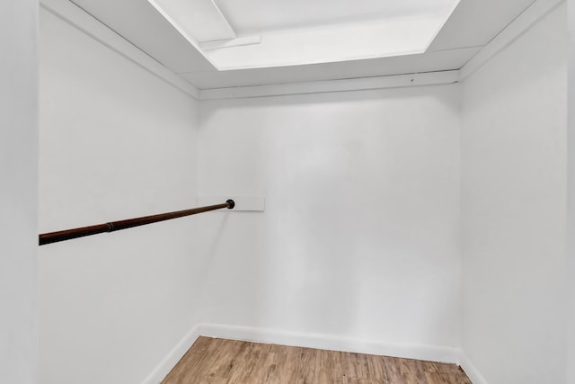 2161 NE 42nd Ct Unit 116, Lighthouse Point, FL 33064 - spacious closet featuring light wood-type flooring