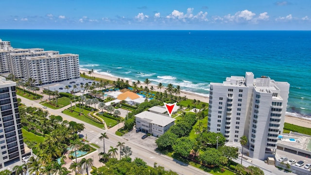 3401 S Ocean Blvd Unit 6, Highland Beach, FL 33487 - bird's eye view of extended coastline