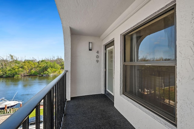 1627 Riverview Rd Unit 409, Deerfield Beach, FL 33441 - balcony with a water view