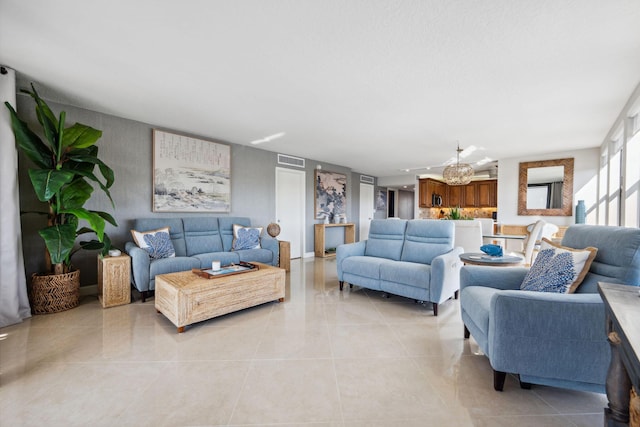 1627 Riverview Rd Unit 409, Deerfield Beach, FL 33441 - living room featuring light tile patterned floors