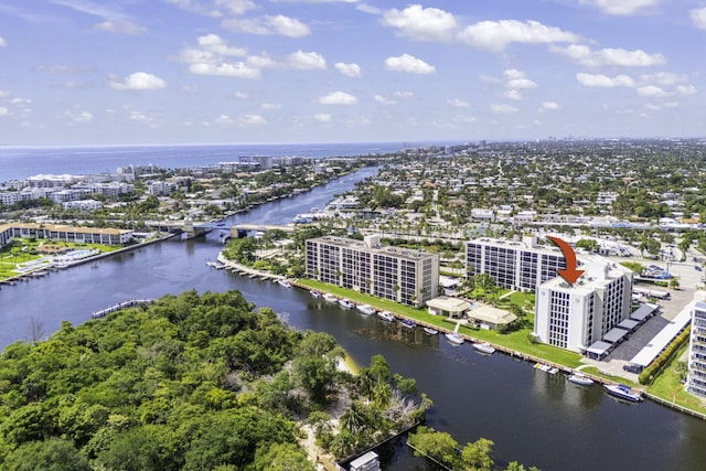 1627 Riverview Rd Unit 409, Deerfield Beach, FL 33441 - drone / aerial view of a nearby body of water