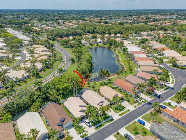 1833 Barnstable Rd, Wellington, FL 33414 - aerial view of residential area featuring a large body of water