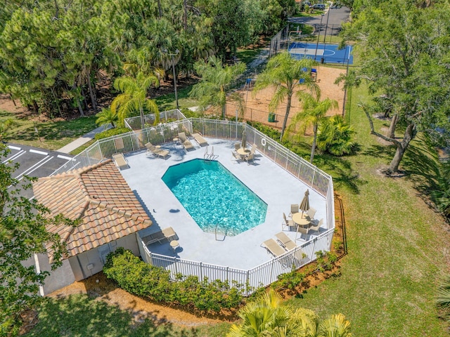 1833 Barnstable Rd, Wellington, FL 33414 - community pool featuring a patio