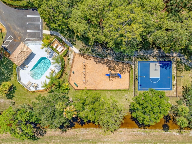 1833 Barnstable Rd, Wellington, FL 33414 - bird's eye view of a pool