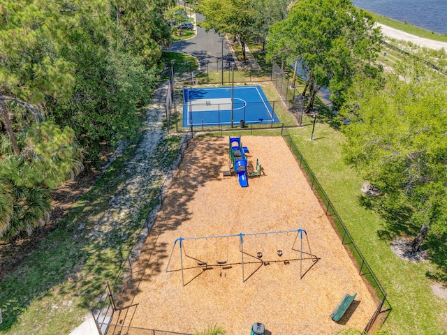 1833 Barnstable Rd, Wellington, FL 33414 - drone / aerial view of a large body of water and a community park
