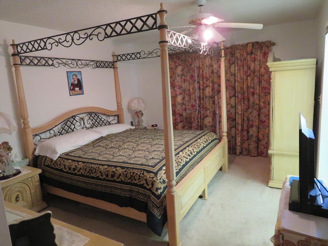 9233 SW 8th St Unit 207, Boca Raton, FL 33428 - carpeted bedroom featuring ceiling fan