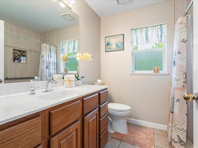 6575 NW Pomona Ct, Port Saint Lucie, FL 34983 - full bath featuring vanity, a shower with curtain, and tile patterned floors