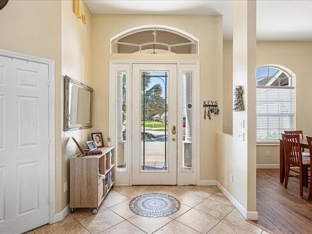 6575 NW Pomona Ct, Port Saint Lucie, FL 34983 - foyer entrance with light tile patterned floors