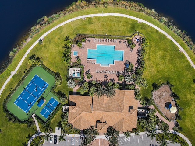 122 Cerulean Key Way, Jupiter, FL 33478 - drone / aerial view of a pool area