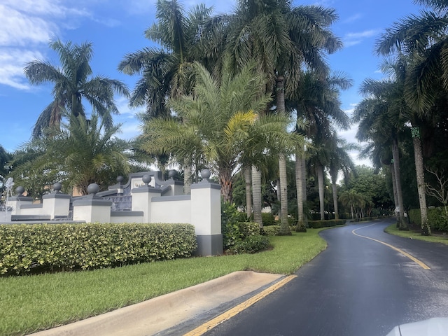 view of asphalt street