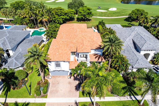 16313 Mira Vista Ln, Delray Beach, FL 33446 - view of subject property with a golf club and a large body of water