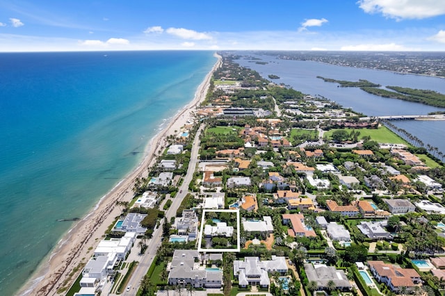 112 Algoma Rd, Palm Beach, FL 33480 - aerial overview of property's location with expansive beach