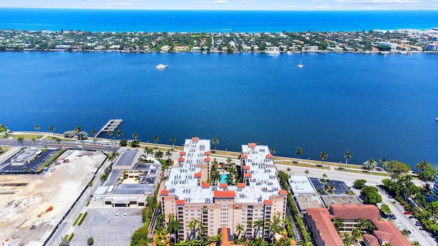 1801 N Flagler Dr Unit 931, West Palm Beach, FL 33407 - drone / aerial view of a large body of water