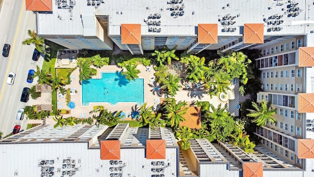 1801 N Flagler Dr Unit 931, West Palm Beach, FL 33407 - aerial view of a pool
