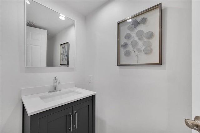 275 Palm Ave Unit B304, Jupiter, FL 33477 - bathroom featuring vanity and recessed lighting