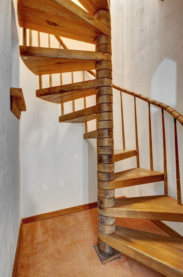 13705 Persimmon Blvd, The Acreage, FL 33411 - stairway featuring carpet