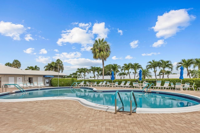community pool featuring a patio