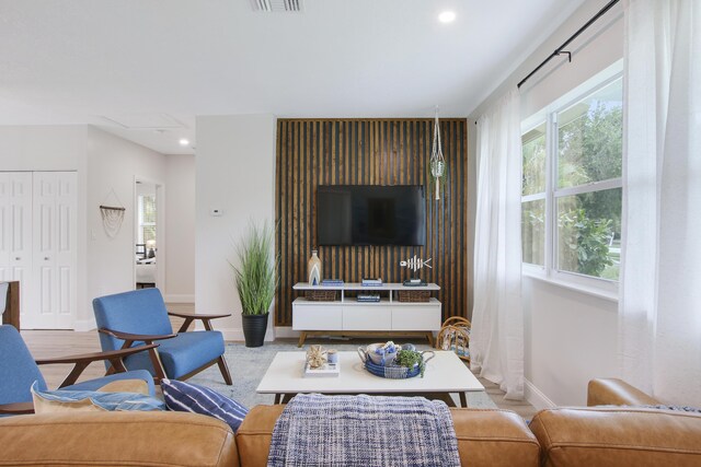 2559 Conroy Dr, North Palm Beach, FL 33403 - living area featuring baseboards and recessed lighting