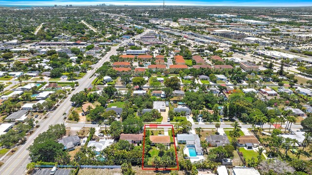 2559 Conroy Dr, North Palm Beach, FL 33403 - aerial view of property's location with property boundaries highlighted