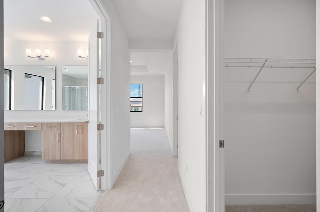 8342 Crystal Downs Ave, Boca Raton, FL 33434 - hall with baseboards