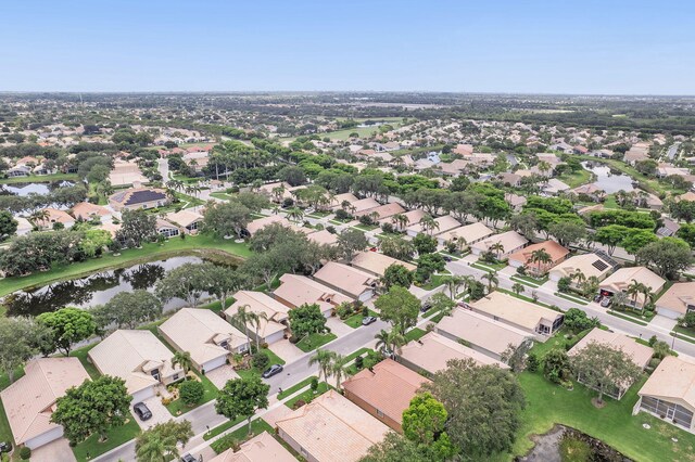 12092 Aprilia Dr, Boynton Beach, FL 33437 - aerial overview of property's location with nearby suburban area and a large body of water