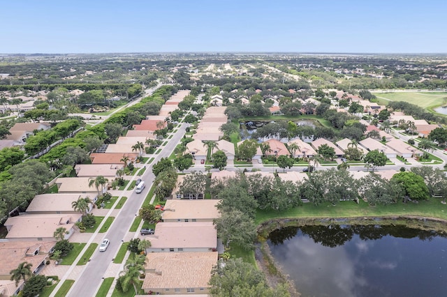 12092 Aprilia Dr, Boynton Beach, FL 33437 - aerial overview of property's location featuring a nearby body of water and nearby suburban area
