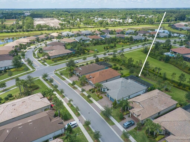 5082 Monroe Cir, Vero Beach, FL 32967 - aerial perspective of suburban area with a nearby body of water