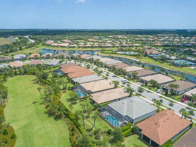 5082 Monroe Cir, Vero Beach, FL 32967 - aerial perspective of suburban area with a large body of water