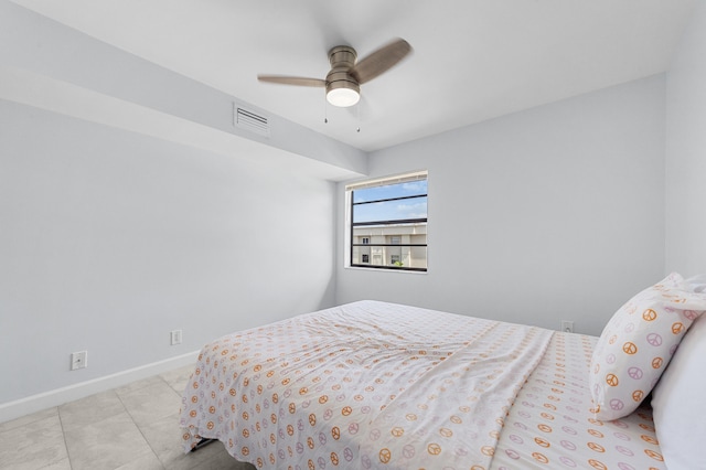 234 Capri E, Delray Beach, FL 33484 - bedroom featuring baseboards and ceiling fan