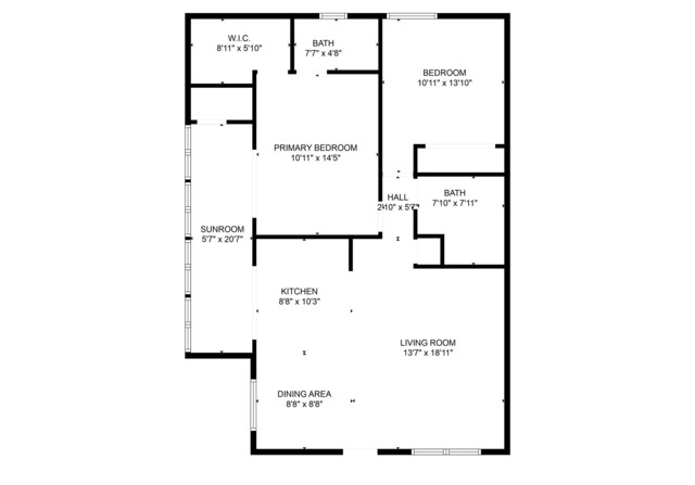234 Capri E, Delray Beach, FL 33484 - room layout