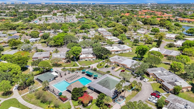 3647 SW Natura Ave Unit B, Deerfield Beach, FL 33441 - aerial view of a pool