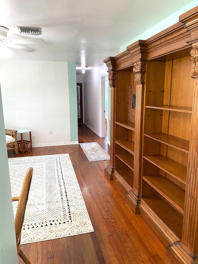 1120 S Federal Hwy, Lake Worth, FL 33460 - corridor with baseboards and hardwood / wood-style flooring