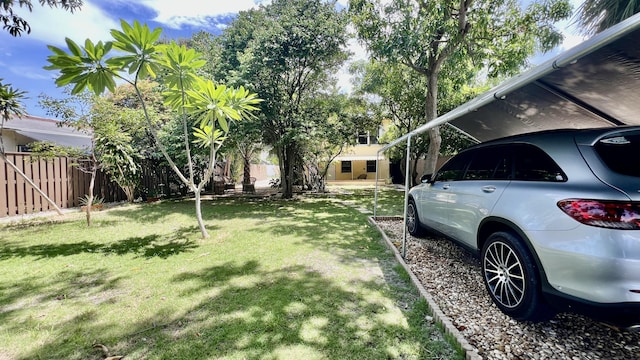 1120 S Federal Hwy, Lake Worth, FL 33460 - view of yard featuring a carport