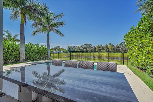 view of patio / terrace with outdoor dining area