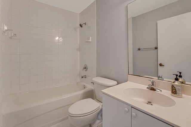 3810 N Jog Rd Unit 204, West Palm Beach, FL 33411 - bathroom with toilet, tub / shower combination, and vanity