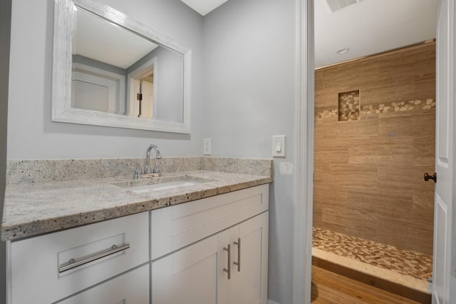 495 SE 8th St Unit 147, Deerfield Beach, FL 33441 - full bath featuring vanity and a tile shower