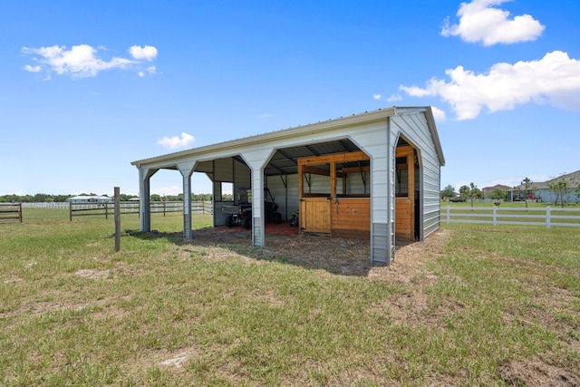 18102 Bridle Way, Port Saint Lucie, FL 34987 - horse barn with a rural view