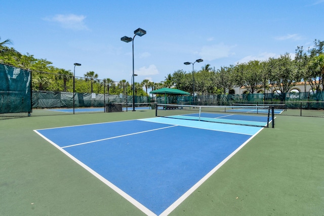 2371 Simonson Dr, Wellington, FL 33414 - view of tennis court with community basketball court