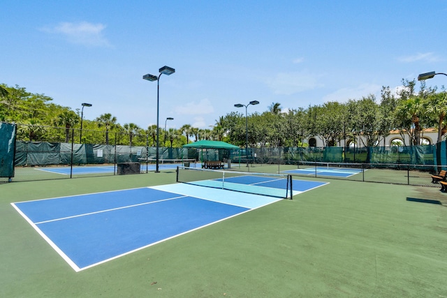 2371 Simonson Dr, Wellington, FL 33414 - view of tennis court featuring community basketball court