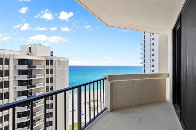 2800 N Ocean Dr Unit B-24D, Singer Island, FL 33404 - balcony featuring a water view