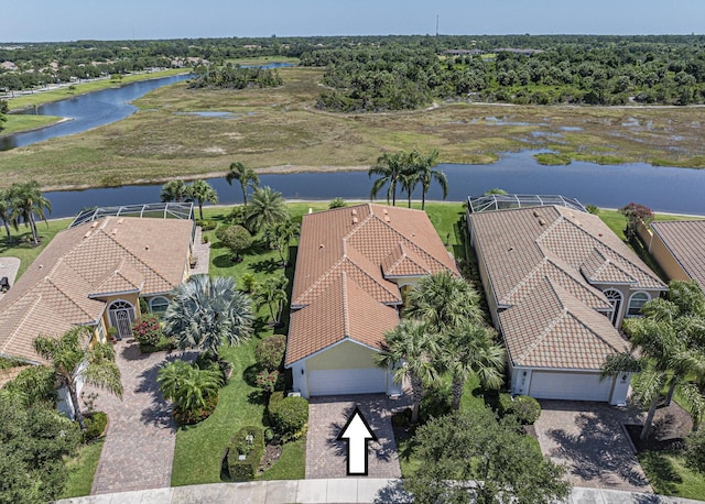 5151 Formosa Cir, Vero Beach, FL 32967 - aerial perspective of suburban area featuring a large body of water