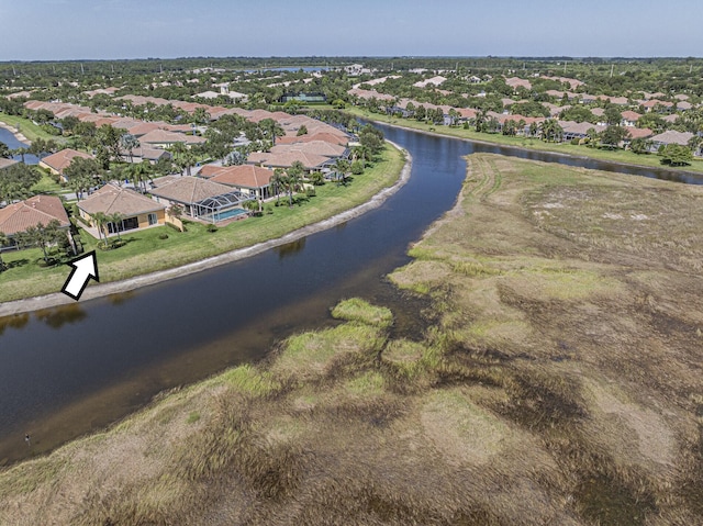 5151 Formosa Cir, Vero Beach, FL 32967 - aerial view of property and surrounding area with nearby suburban area and a nearby body of water