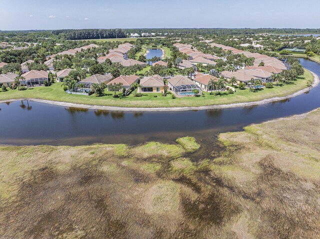 5151 Formosa Cir, Vero Beach, FL 32967 - aerial overview of property's location featuring nearby suburban area and a large body of water